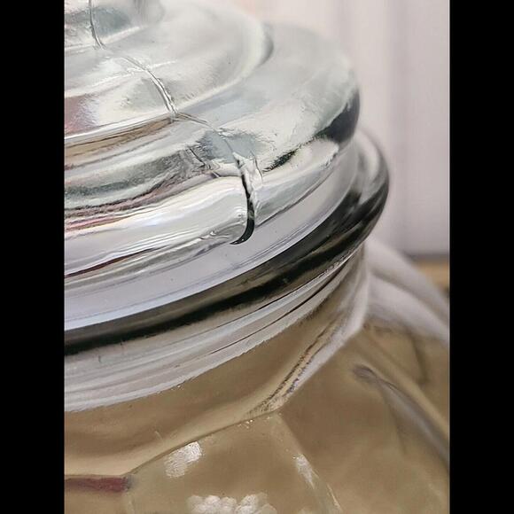 clear glass pumpkin jar - Picture 2 of 9